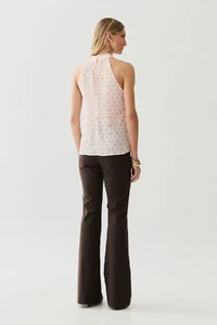 Regata Frente Única Poa Gola Baixa