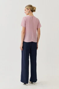 Blusa Assimétrica Dupla Ombro Cut Out