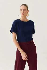 Blusa Manga Morcego Dobrada