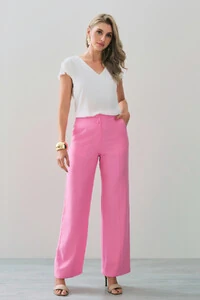 Blusa Manga Tulipa Decote V