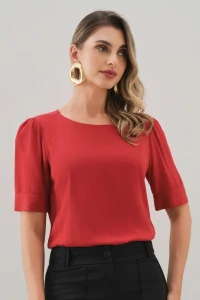 BLUSA CROP RECORTES