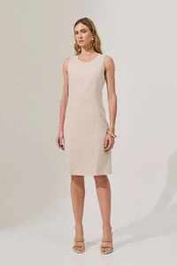 Vestido de Linho Recortes