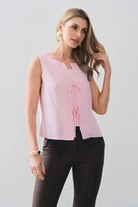 Regata Recorte Laços Double