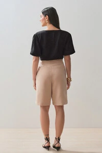 Blusa Manga Balonê Gold Double