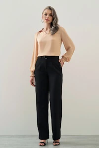 Blusa Manga Longa Punho Lastex Gola Polo Deocte V