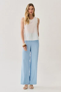Pantalona de Alfaitaria Botão Forrado