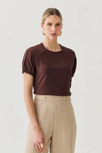 Blusa Manga Raglan Pregas Elástico