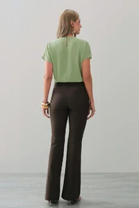 Calça flare double
