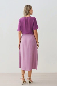 Blusa Decote Franizido