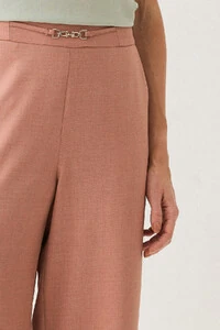 Pantalona de Alfaiataria Cinto Fino Gold