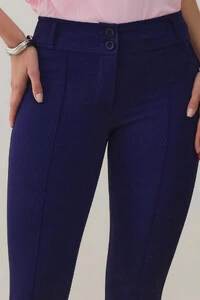 Calça Cigarrete de Alfaiataria Double Nervura