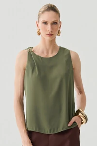 Regata Assimétrcia Ombro Gold