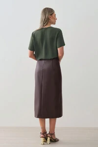 Blusa Decote V Torcido