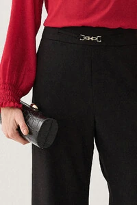 Pantalona de Alfaiataria Cinto Fino Gold