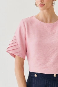 Blusa Manga Preguinhas
