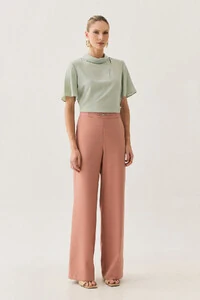 Pantalona de Alfaiataria Cinto Fino Gold