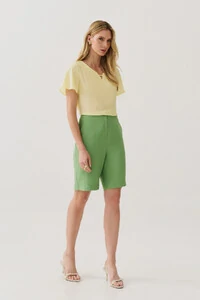 Blusa Manga Evasé Decote Cavado