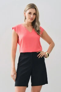 Regata Decote V Ombro Cap