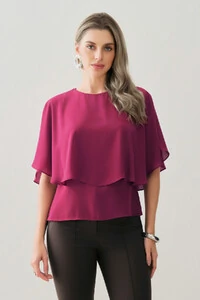 Blusa Dupla Godê Manga Morcego