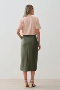 Blusa Manga Evasê Decote Vazado Gold