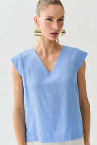 Regata Decote V Ombro Cap