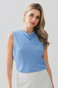 Regata Dupla Decote Drapeado