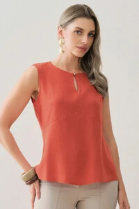 Regata Decote Gota Recortes