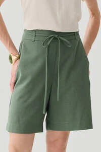 Shorts de Alfaiataria Cinto Fino