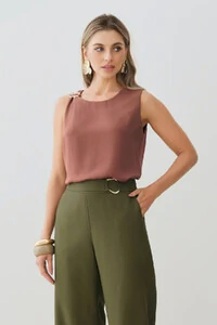 Regata Assimétrcia Ombro Gold