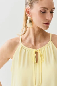 Alcinha Frente Única Decote Gota Laço