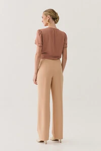 Blusa Manga Dupla Decote V