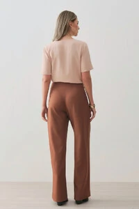 Blusa Decote V Abas