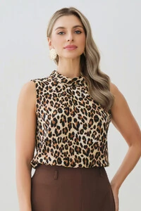 Regata Onça Gola Dobrada