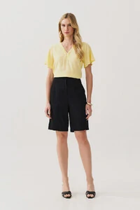Blusa Decote V Pregas