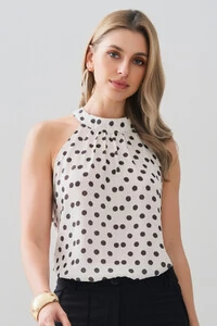 Regata Frente Única Poa Gola Baixa