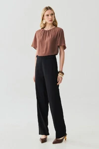 Blusa Decote Franizido