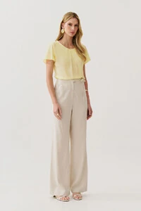 Blusa Decote Pregas