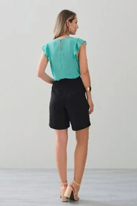 Regata Ombro Babado Prega