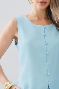 Conjunto de Alfaiataria de Colete Mini Botões Forrados e Bermuda Botão Forrado