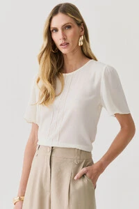 Blusa Nervuras Triple