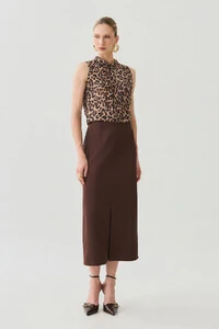 Regata Onça Gola Dobrada Franzido