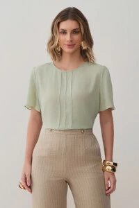 Blusa Nervuras Triple