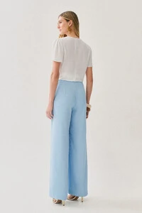 Pantalona de Alfaitaria Botão Forrado