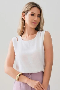 Regata Ombro Cut Out Recorte