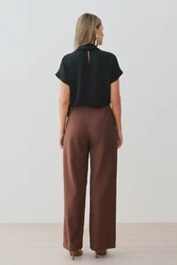 Blusa Manga Morcego Gola de Laço