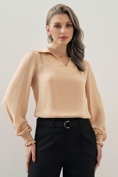 Foto Blusa Manga Longa Punho Lastex Gola Polo Deocte V