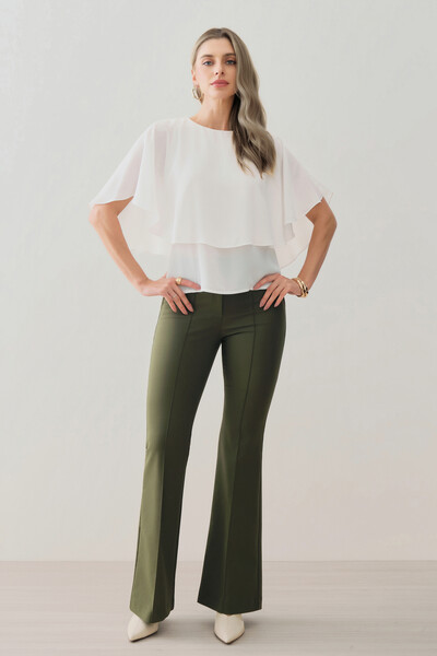 Foto Blusa Dupla Godê Manga Morcego