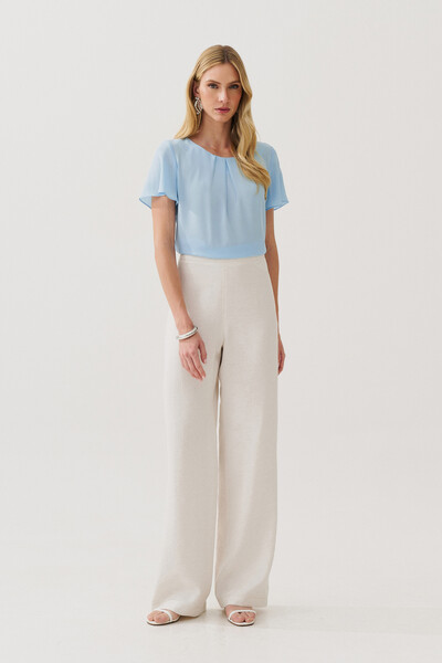 FotoBlusa Decote Pregas