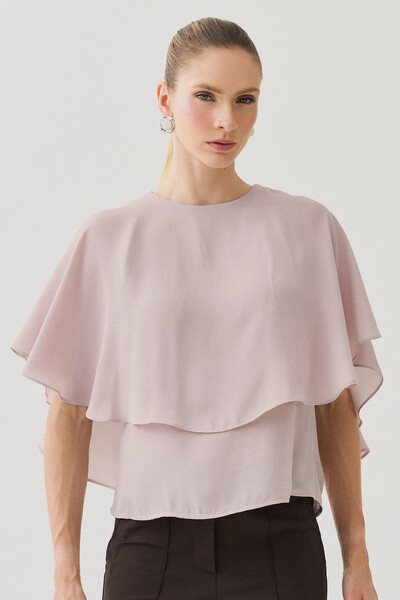 Foto Blusa Dupla Godê Manga Morcego