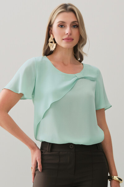 Foto Blusa Transpassada Laço